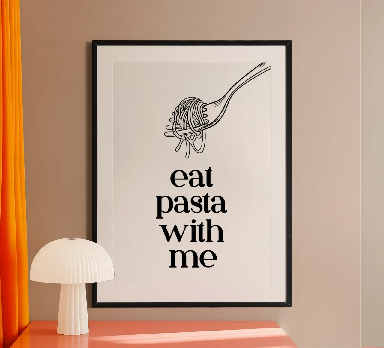 Eat pasta with me poster da PinkCandyWalls