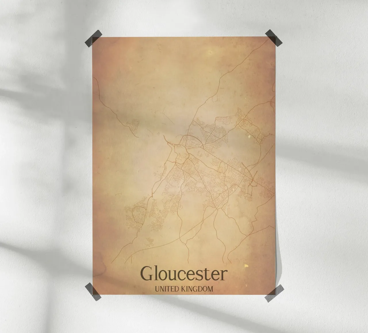 Gloucester UNITED KINGDOM poster da WorldPrint