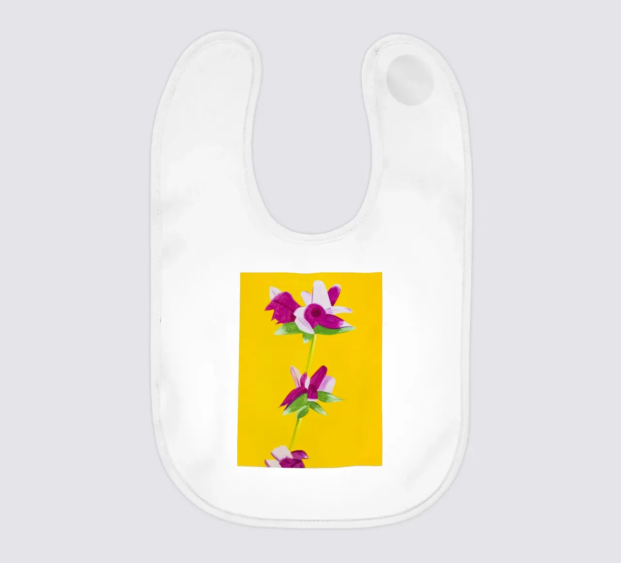 Alex Katz Azalee su giallo bavaglino da Marcobarshop