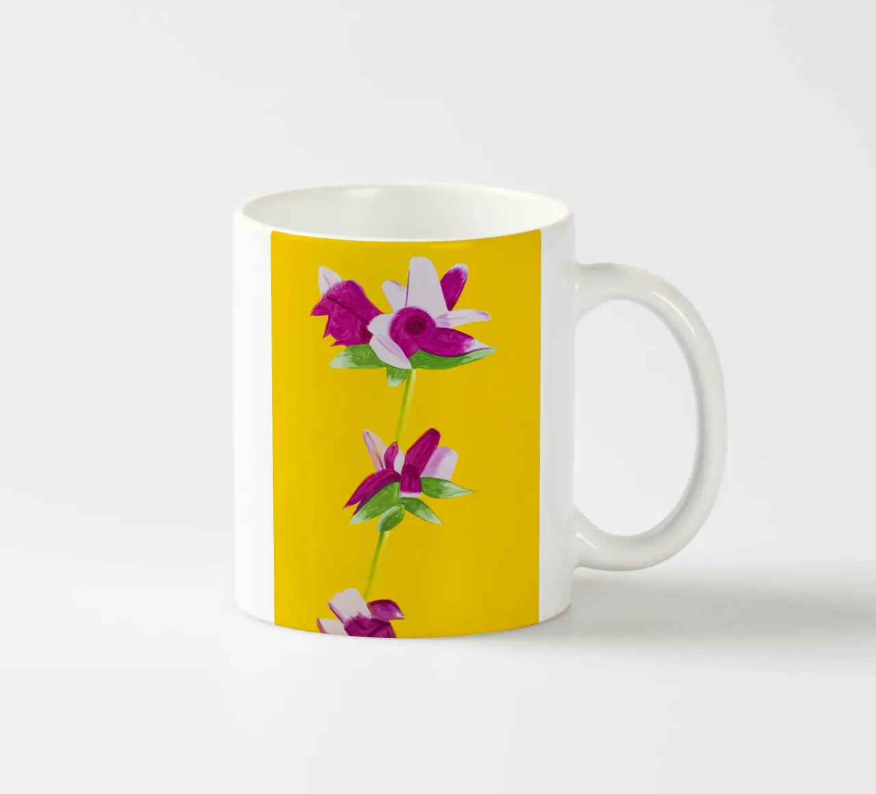 Alex Katz Azalee su giallo tazza in ceramica da Marcobarshop