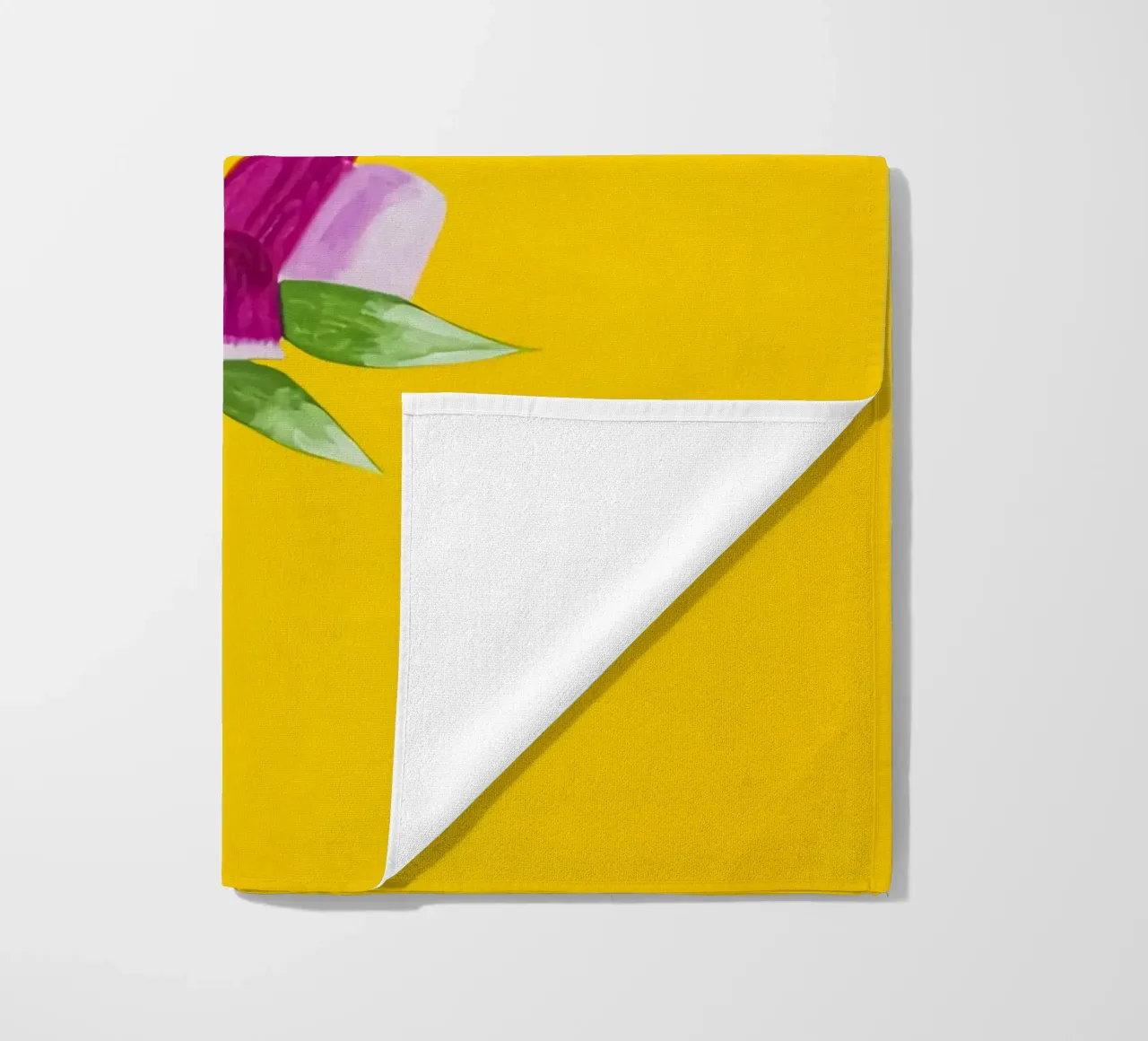 Alex Katz Azalee su giallo telo mare da Marcobarshop