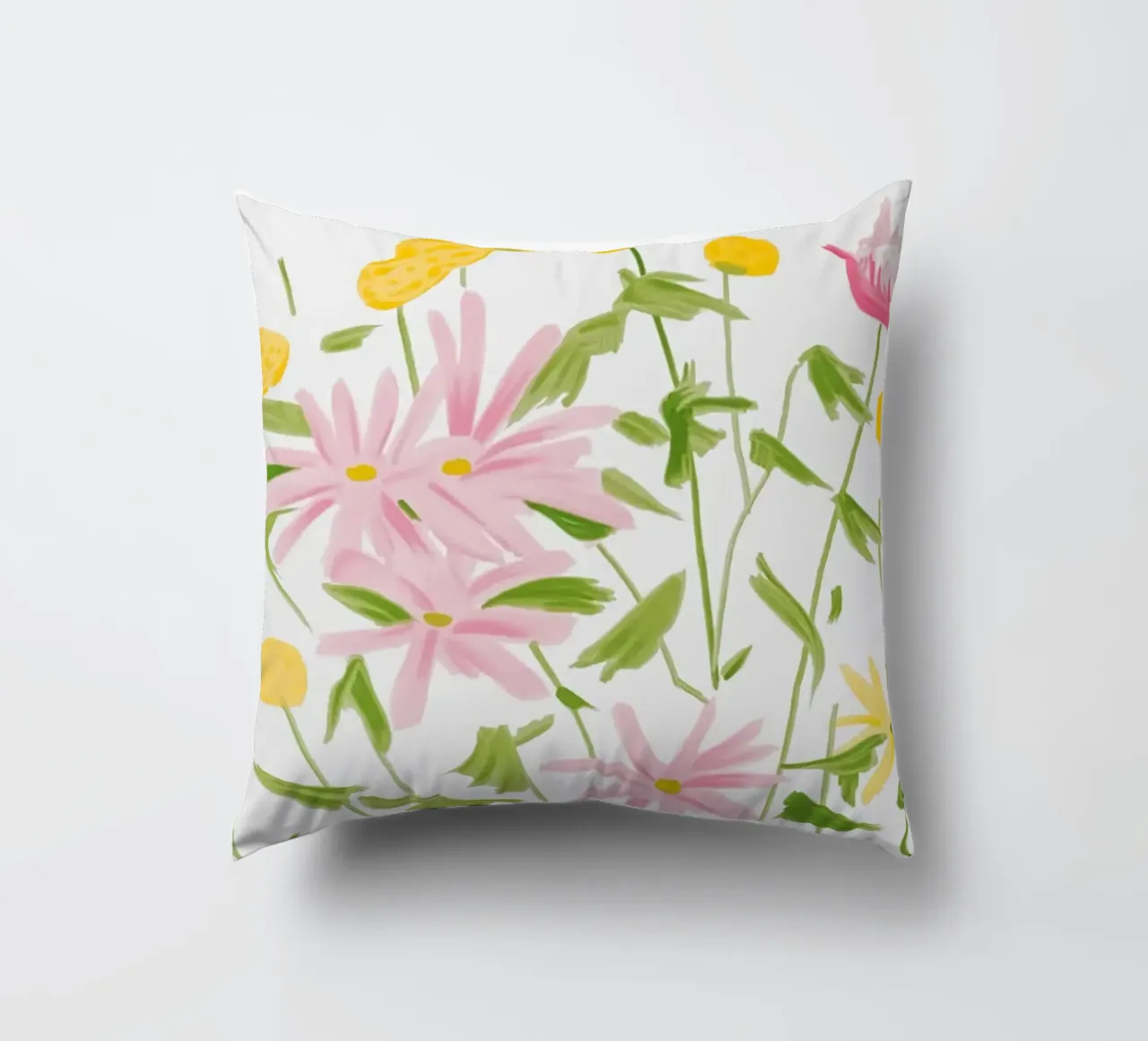Alex Katz Fiori di primavera cuscino da Marcobarshop