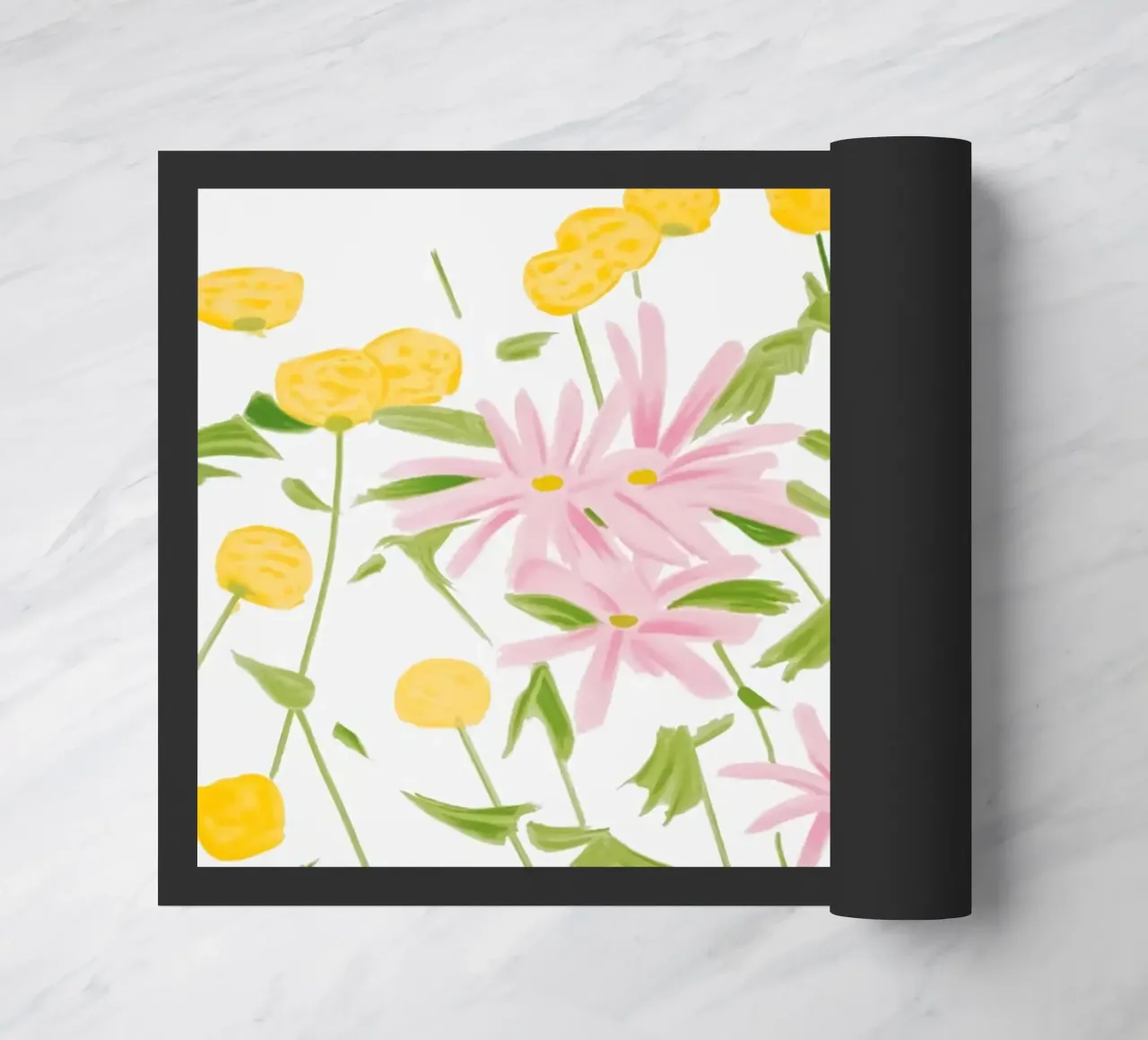 Alex Katz Fiori di primavera zerbino da Marcobarshop