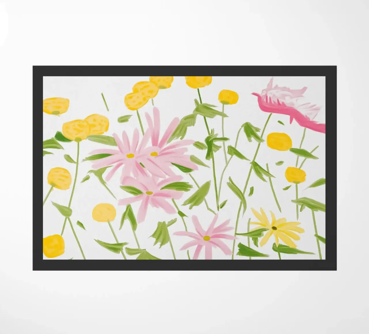 Alex Katz Fiori di primavera zerbino da Marcobarshop