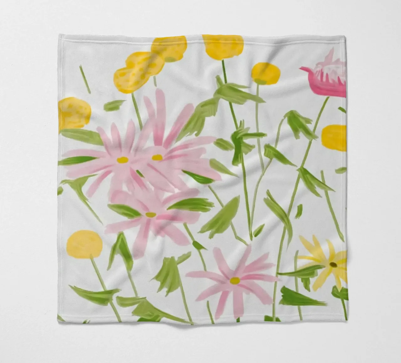 Alex Katz Fiori di primavera coperta in pile da Marcobarshop