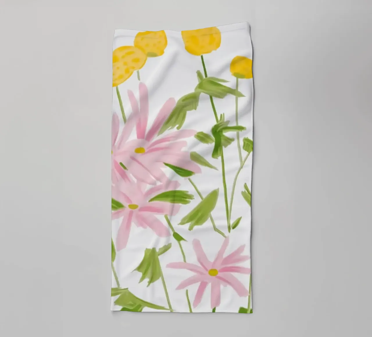 Alex Katz Fiori di primavera asciugamano da bagno da Marcobarshop