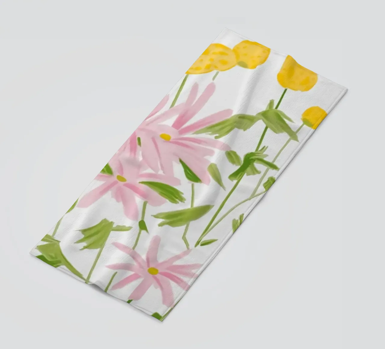 Alex Katz Fiori di primavera telo mare da Marcobarshop