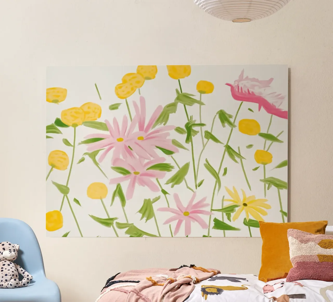 Alex Katz Fiori di primavera alluminio dibond da Marcobarshop