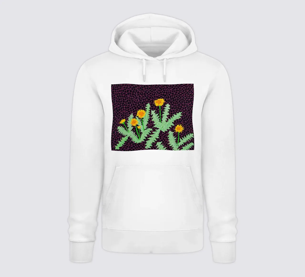 Alex Katz Dandelions felpa con cappuccio da Marcobarshop