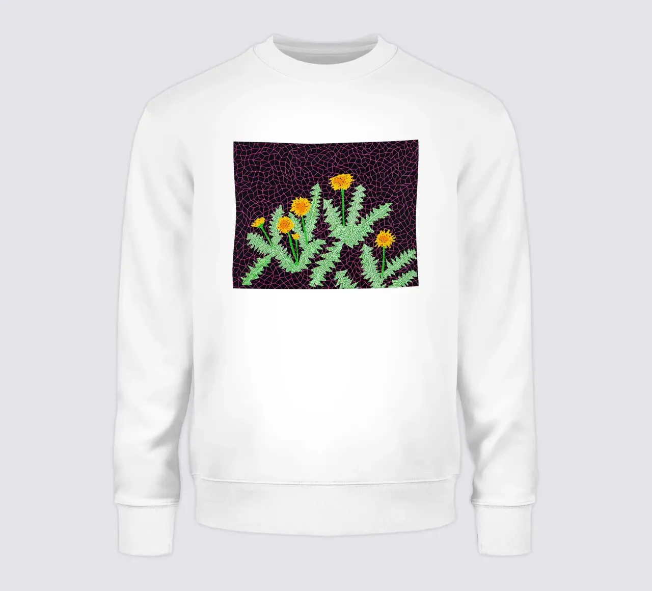 Alex Katz Dandelions felpa da Marcobarshop