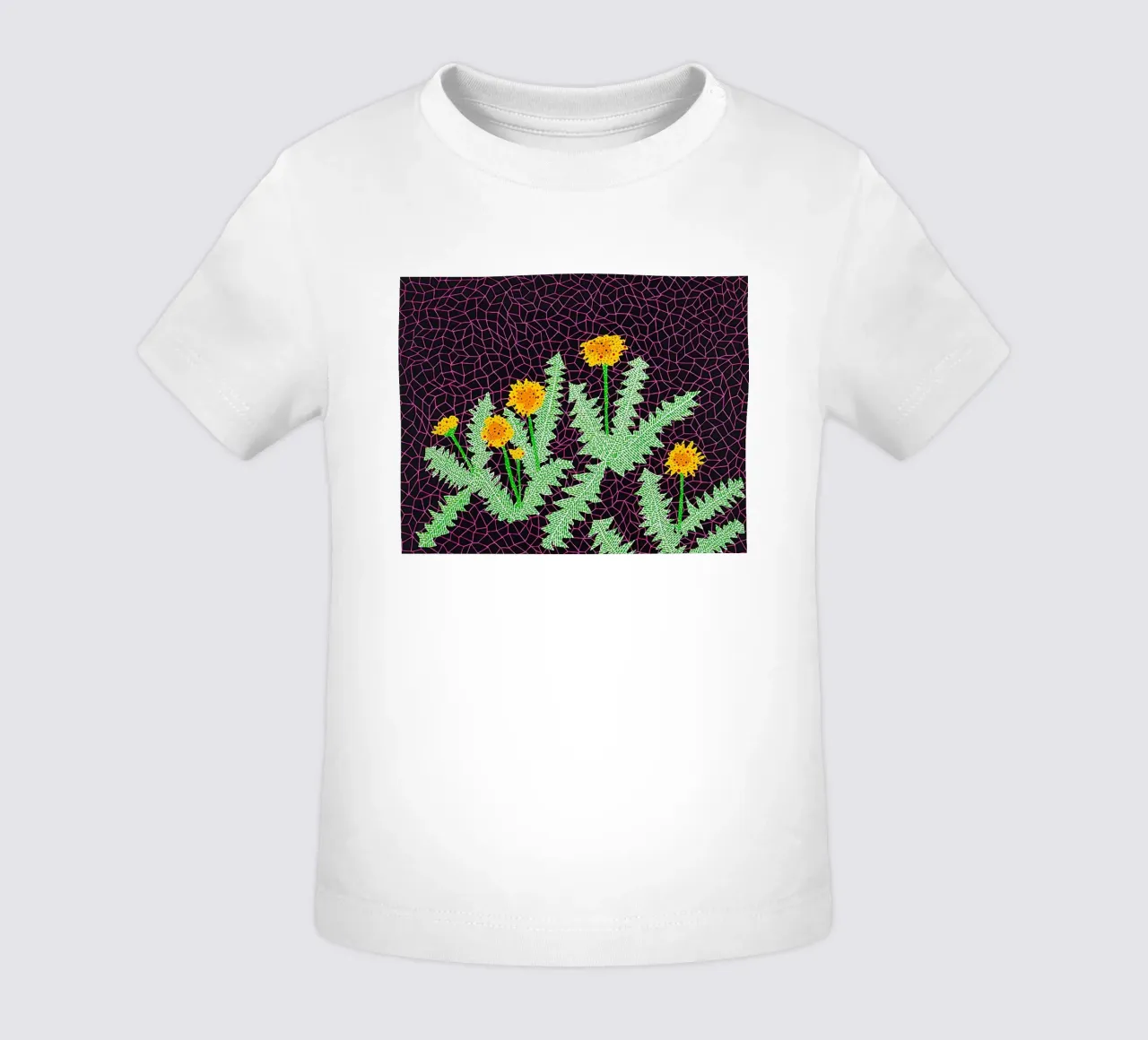 Alex Katz Dandelions maglietta neonato da Marcobarshop
