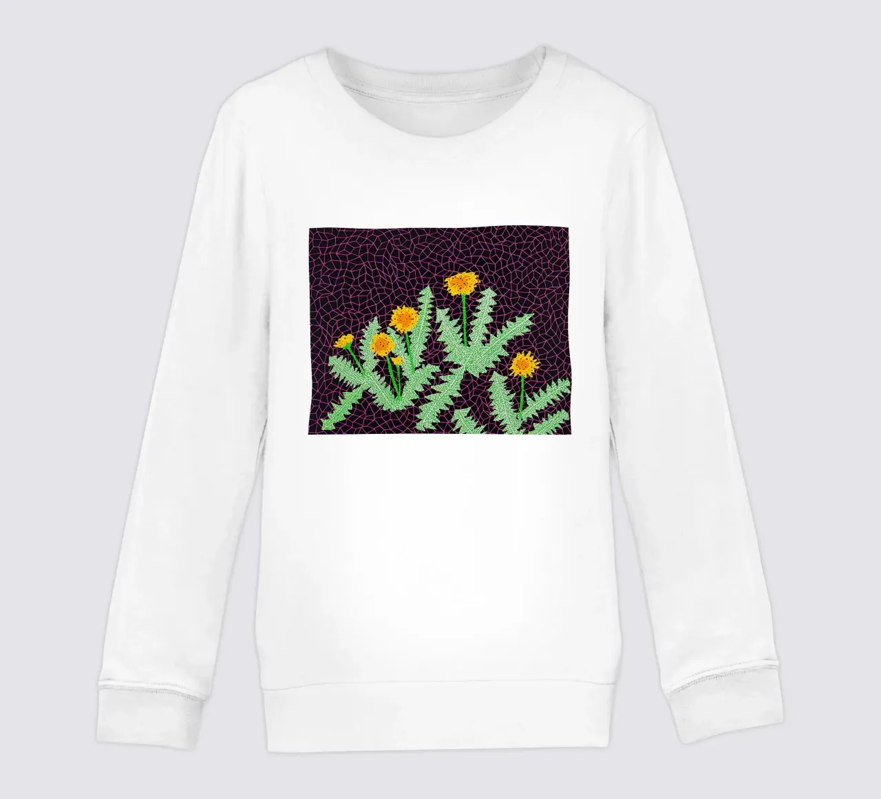 Alex Katz Dandelions felpa bambino da Marcobarshop