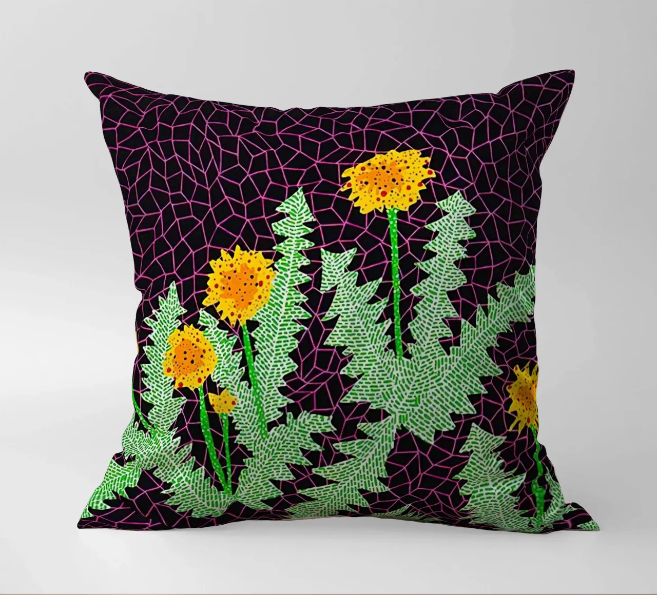 Alex Katz Dandelions cuscino da Marcobarshop
