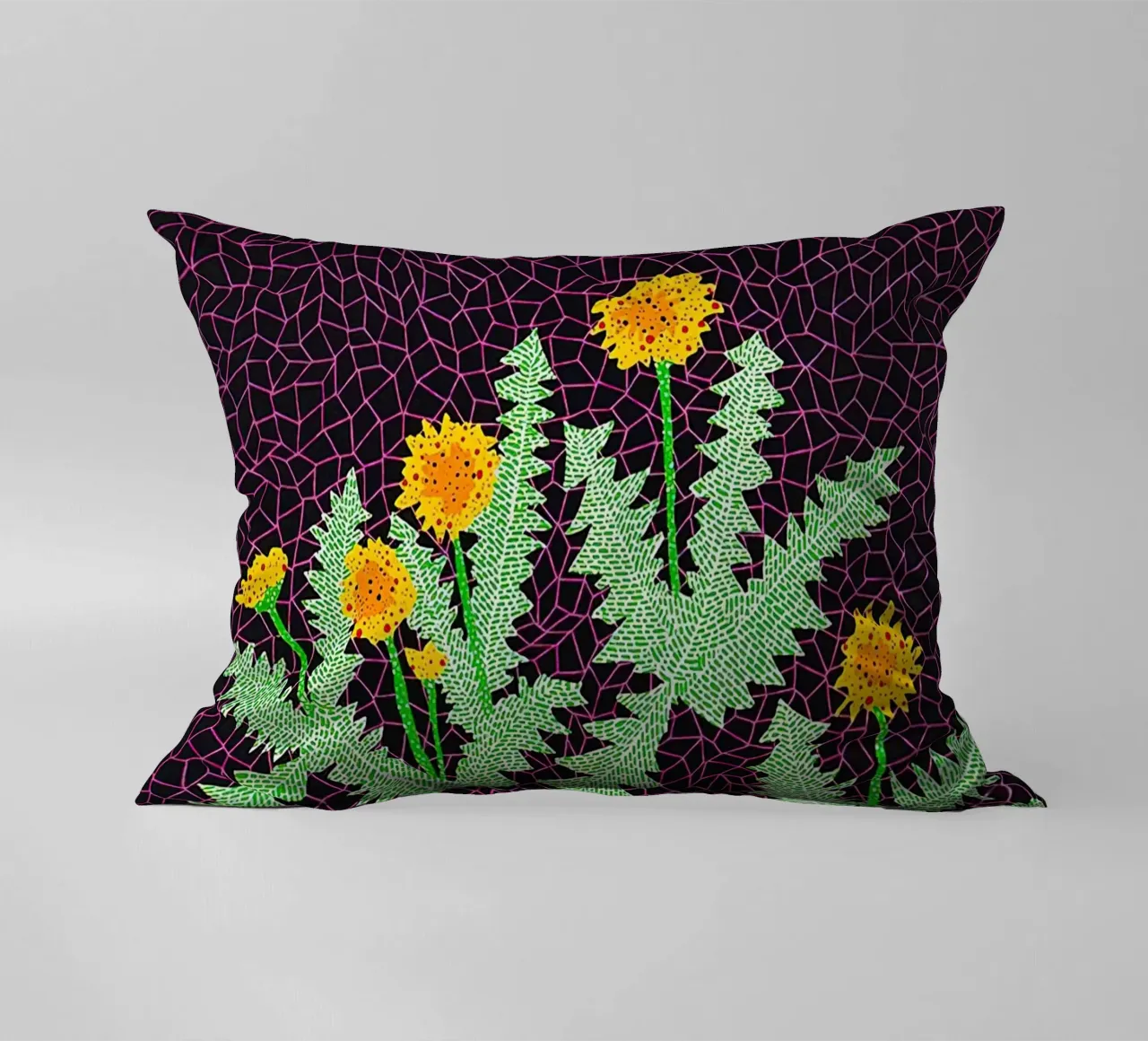 Alex Katz Dandelions cuscino da Marcobarshop