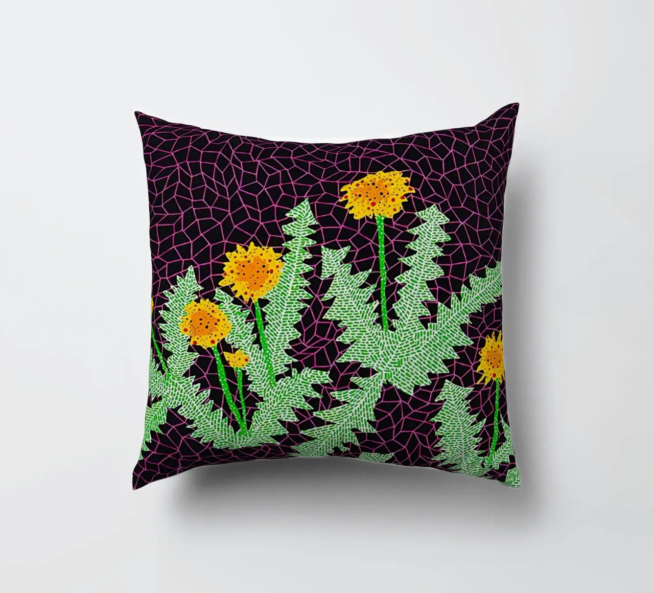 Alex Katz Dandelions cuscino da Marcobarshop