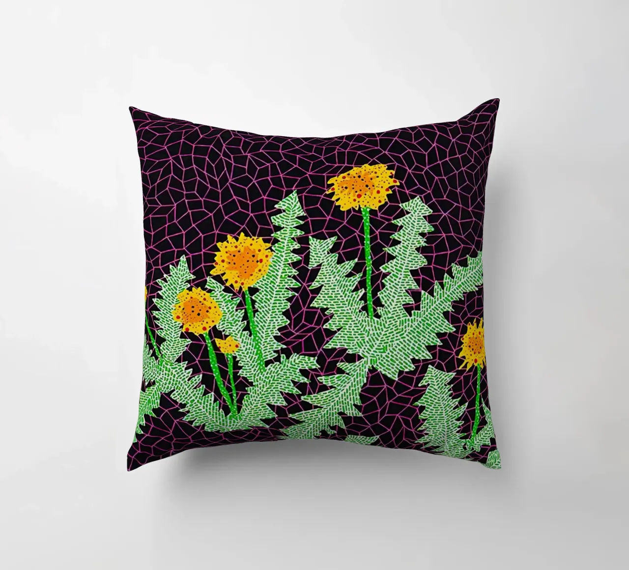 Alex Katz Dandelions cuscino da Marcobarshop