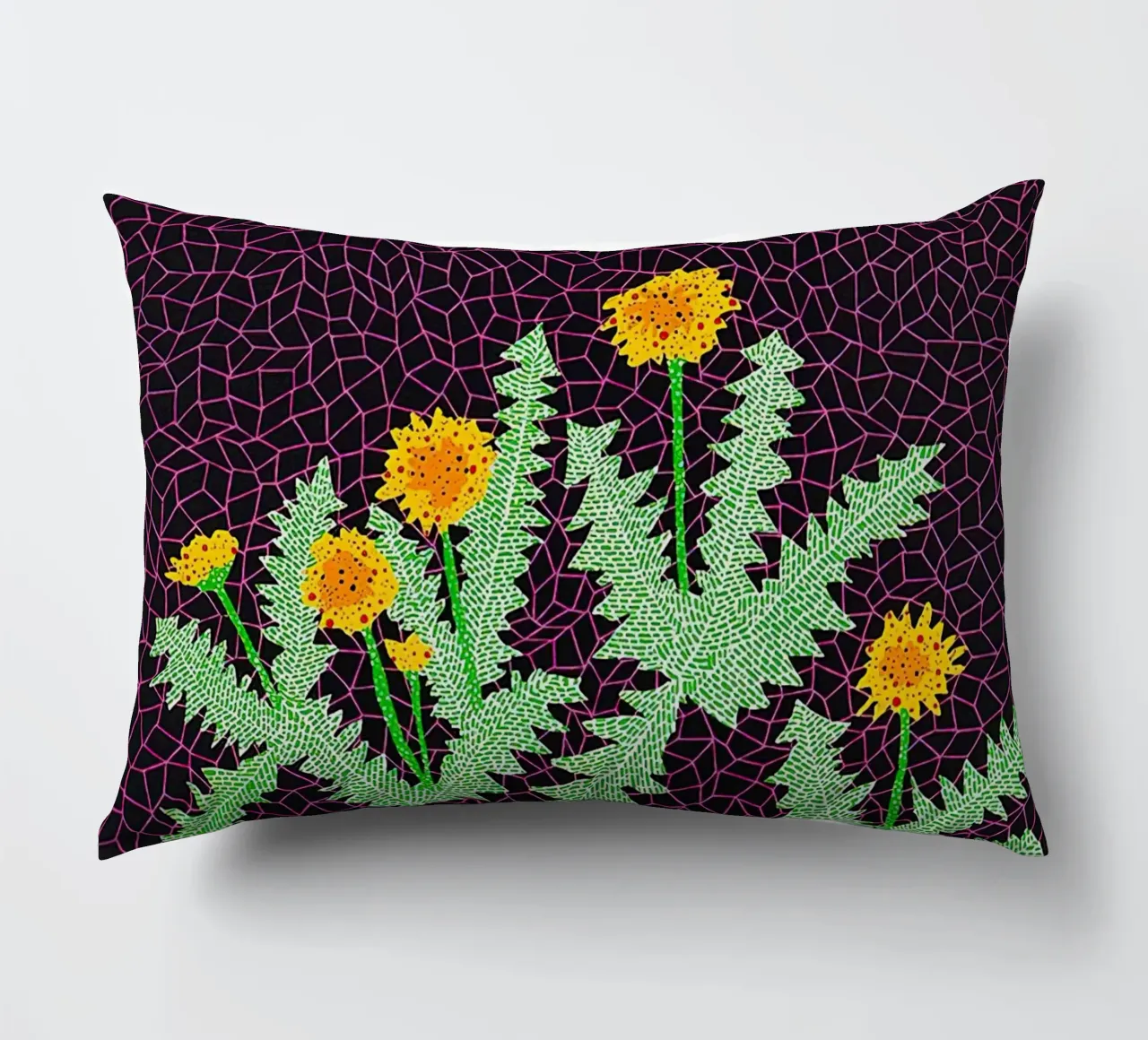 Alex Katz Dandelions cuscino da Marcobarshop