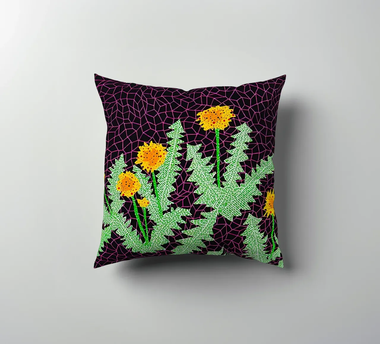 Alex Katz Dandelions cuscino da Marcobarshop