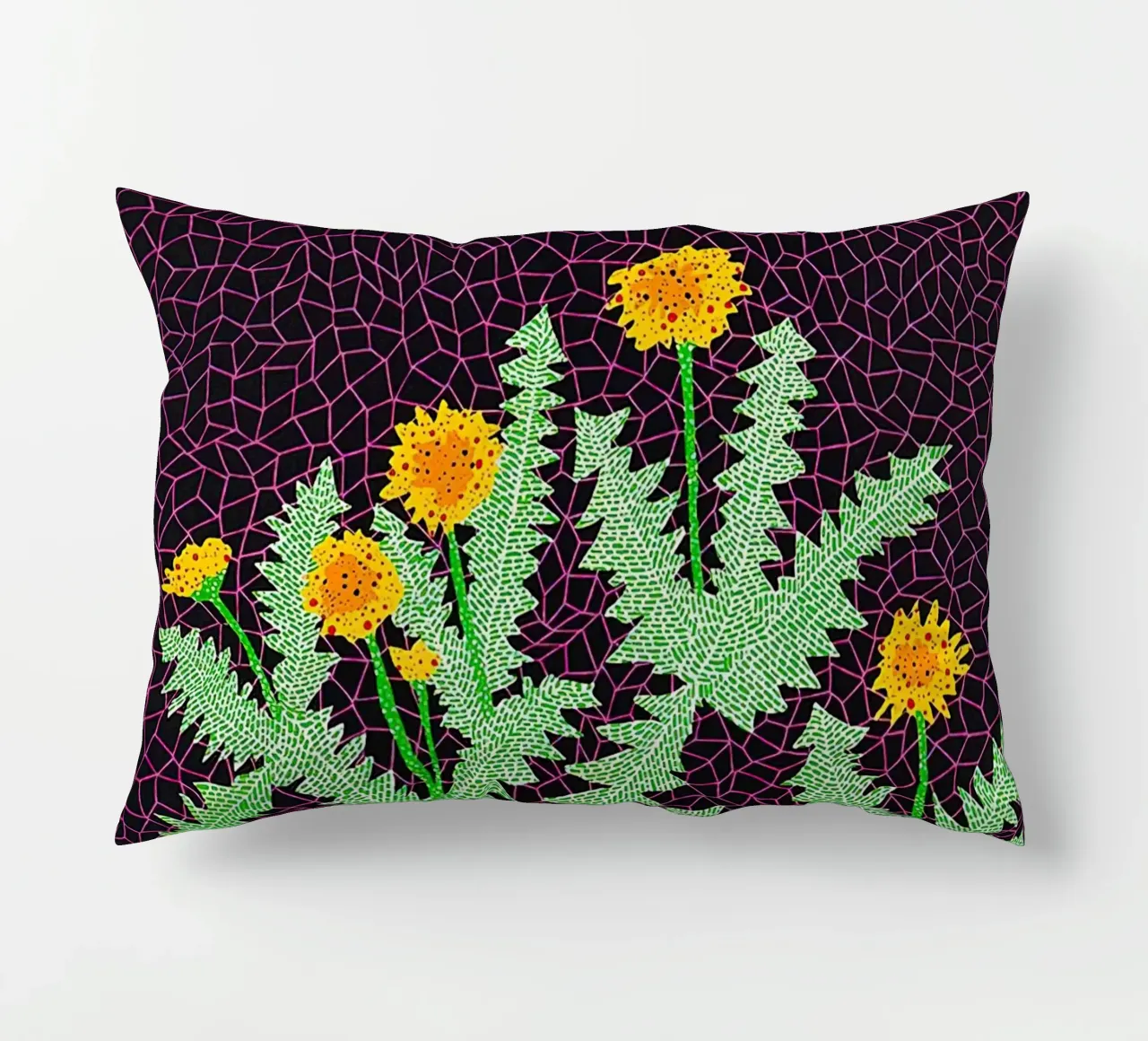 Alex Katz Dandelions cuscino da Marcobarshop