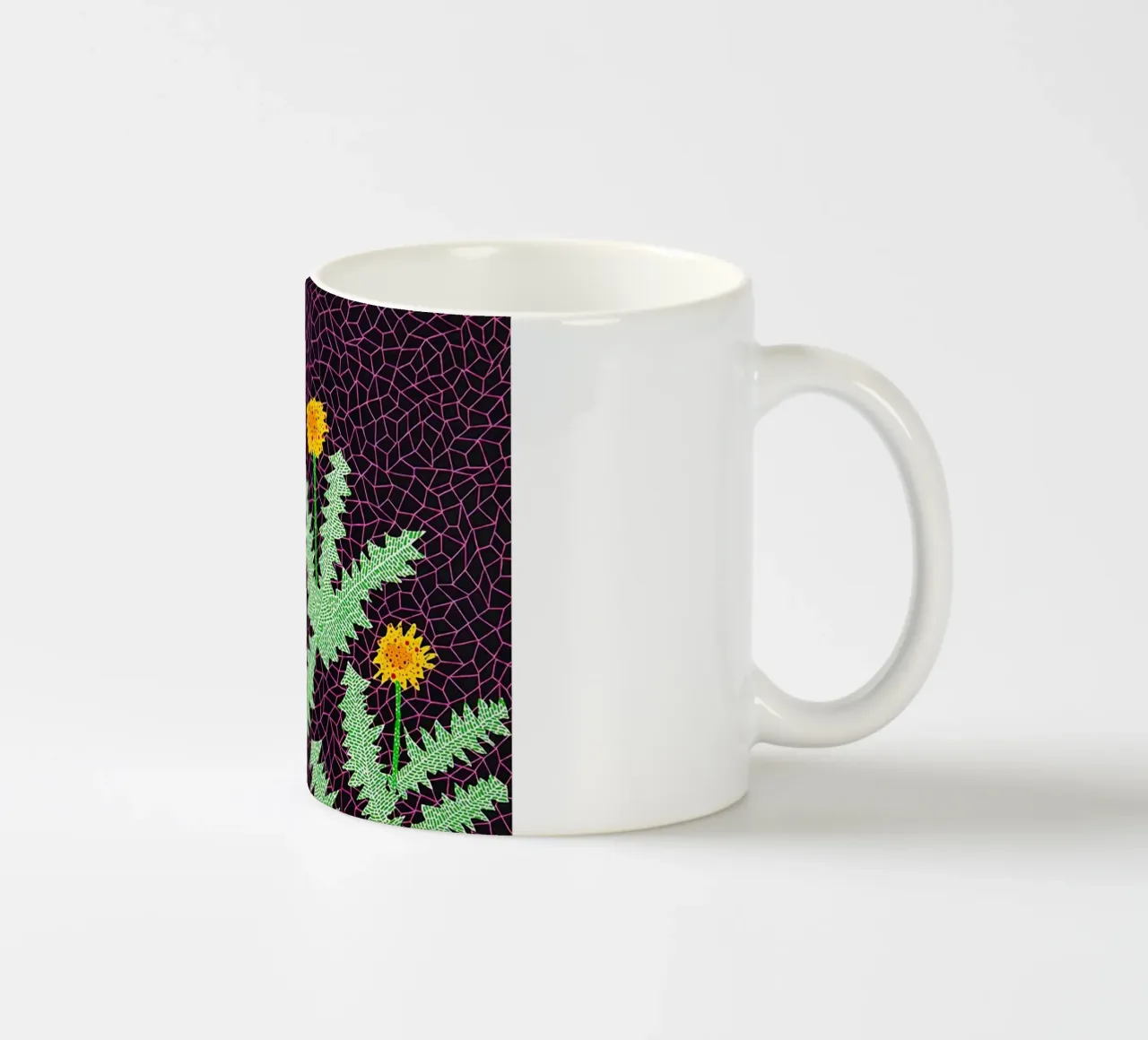 Alex Katz Dandelions tazza in ceramica da Marcobarshop
