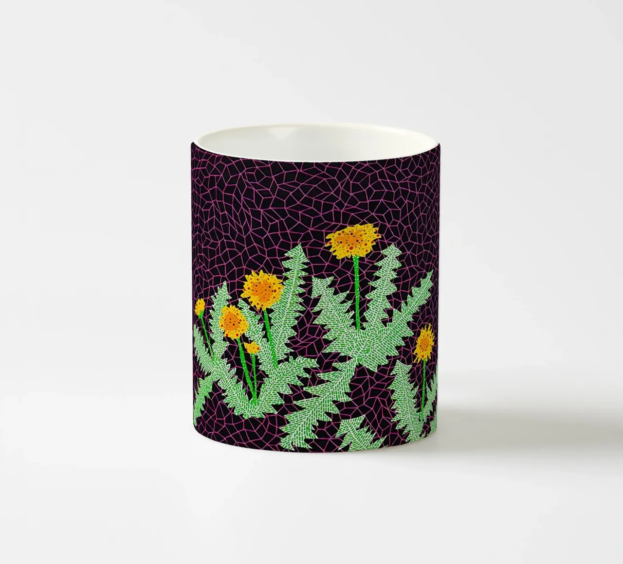 Alex Katz Dandelions tazza in ceramica da Marcobarshop