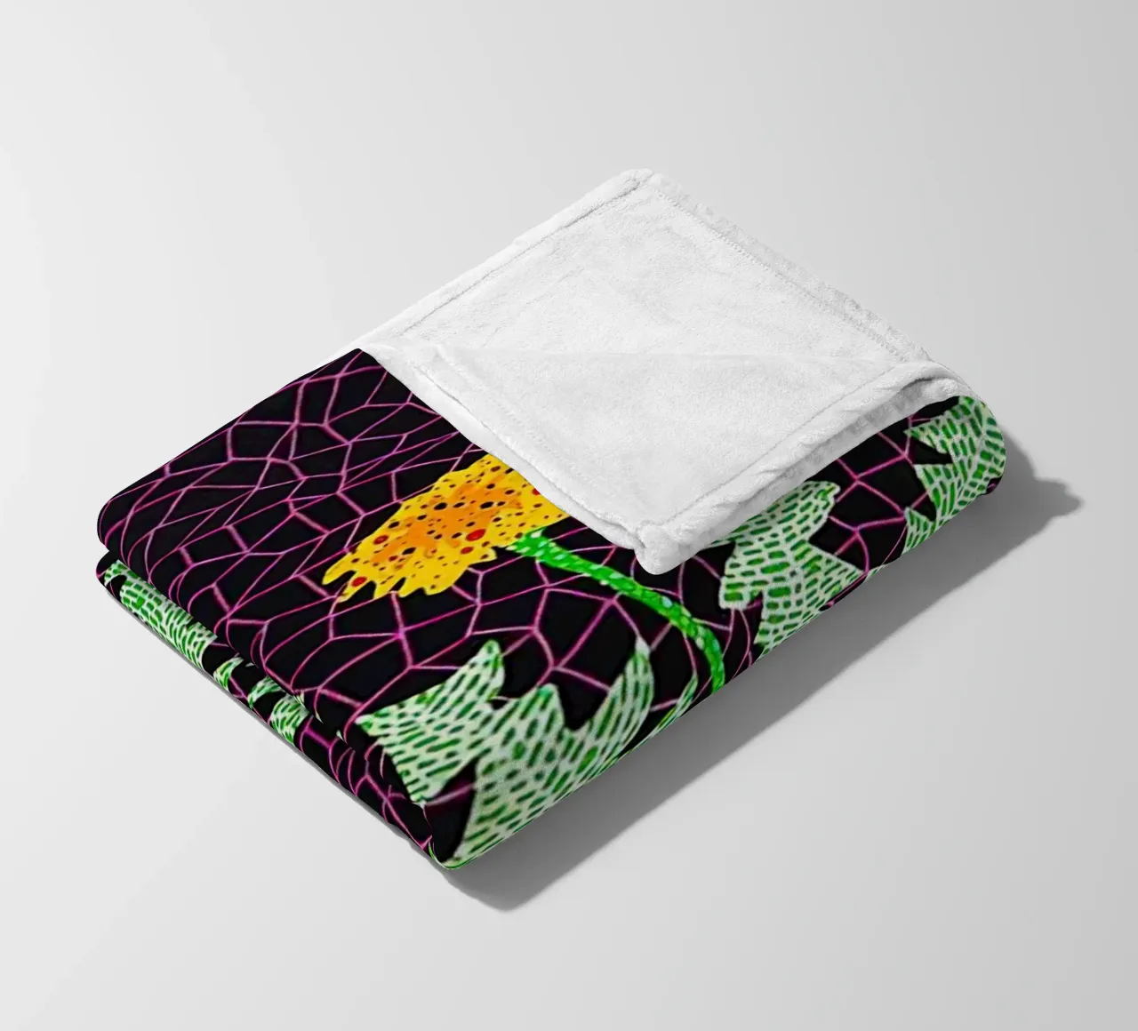 Alex Katz Dandelions coperta in pile da Marcobarshop