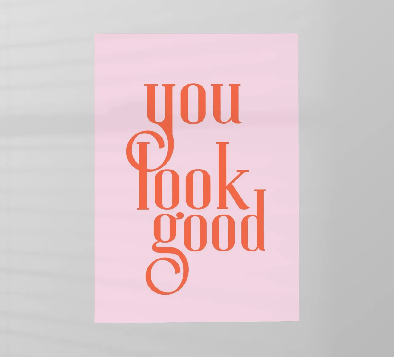 You look good pellicola backlit da PinkCandyWalls