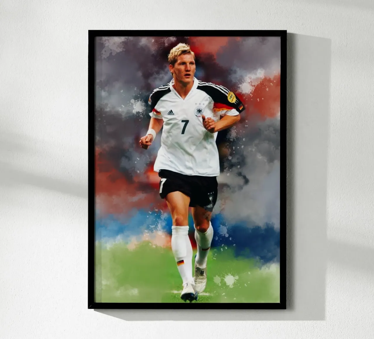 Bastian Schweinsteiger prime time Poster von Lembayung art