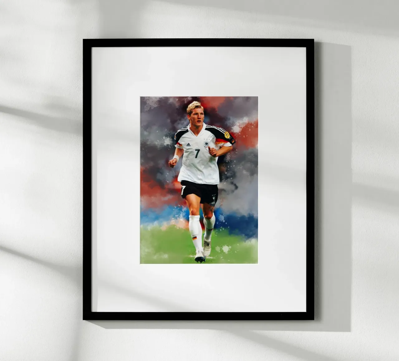 Bastian Schweinsteiger prime time Poster von Lembayung art