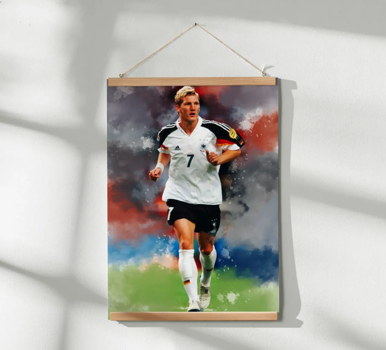 Bastian Schweinsteiger prime time Poster von Lembayung art