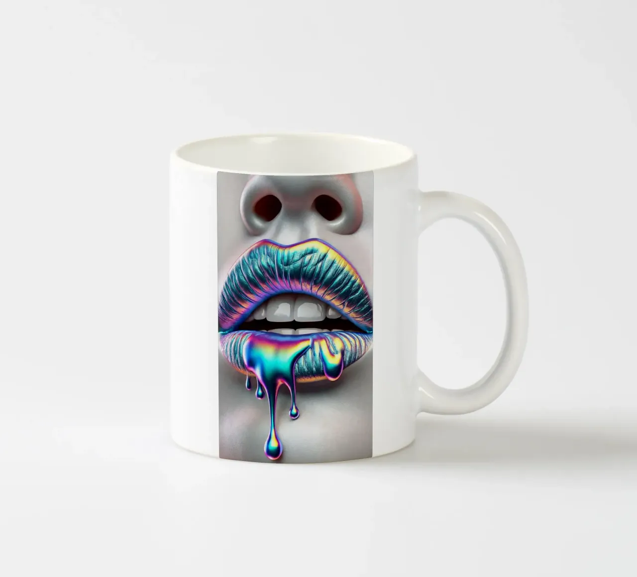 Labbra d'argento n. 1 tazza in ceramica da BenCoStyle