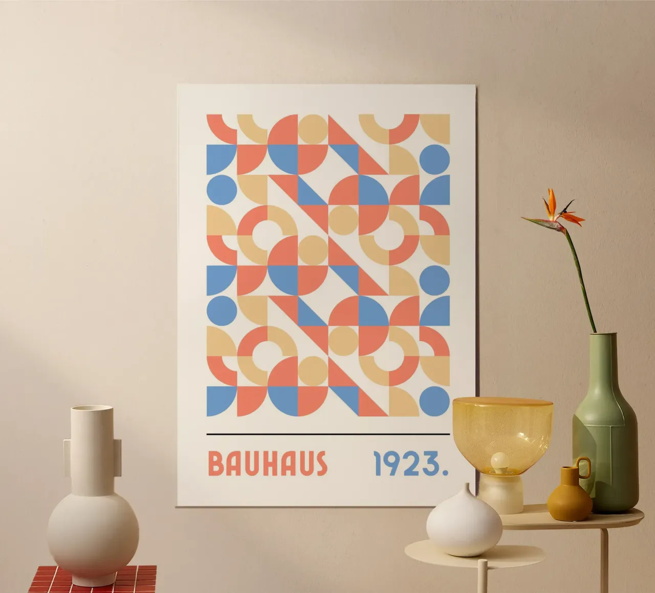 Bauhaus poster da PinkCandyWalls