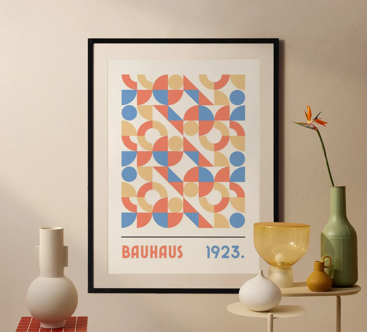 Bauhaus poster da PinkCandyWalls