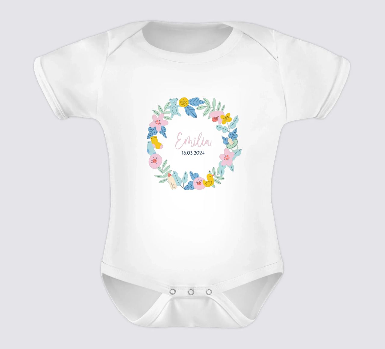 Cadeau personnalisé pour bébé body bébé de JillGori