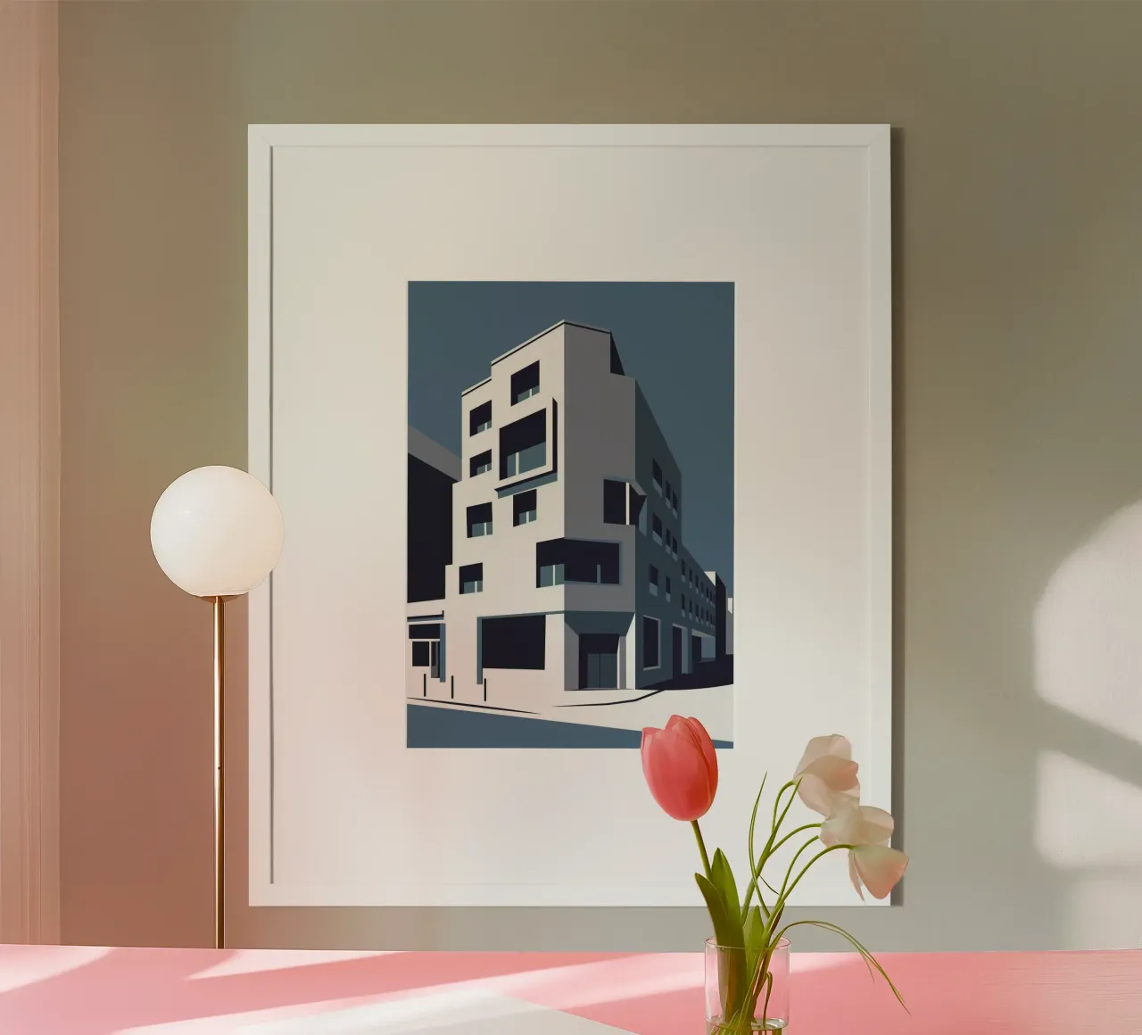 epic building poster con telaio in plastica da ramian