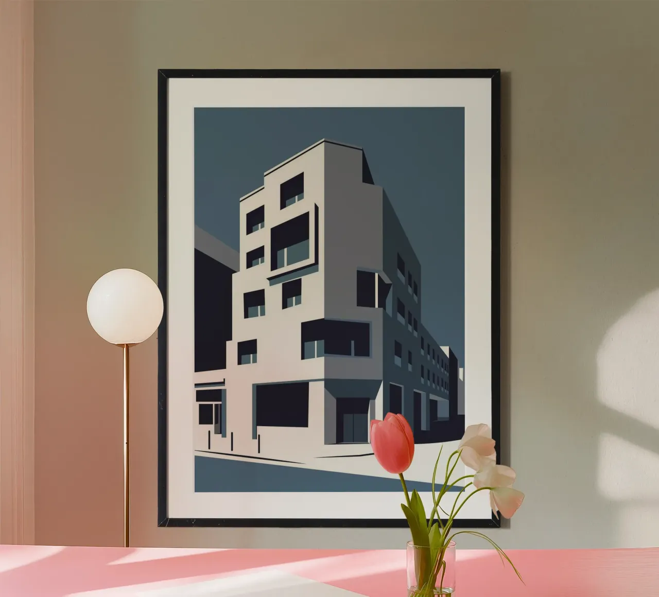 epic building poster con telaio in plastica da ramian
