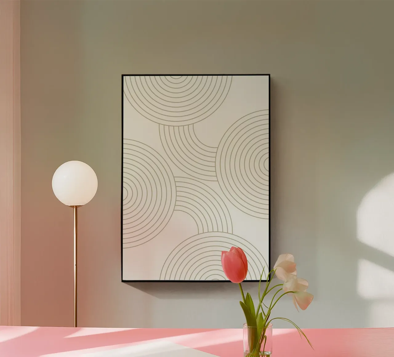 Geometric Abstract plexiglass da PinkCandyWalls
