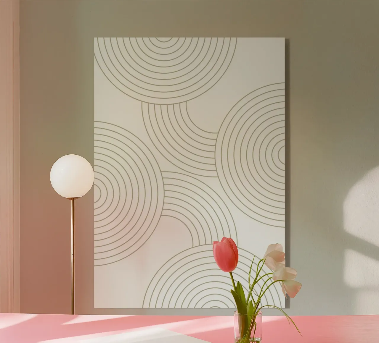 Geometric Abstract plexiglass da PinkCandyWalls
