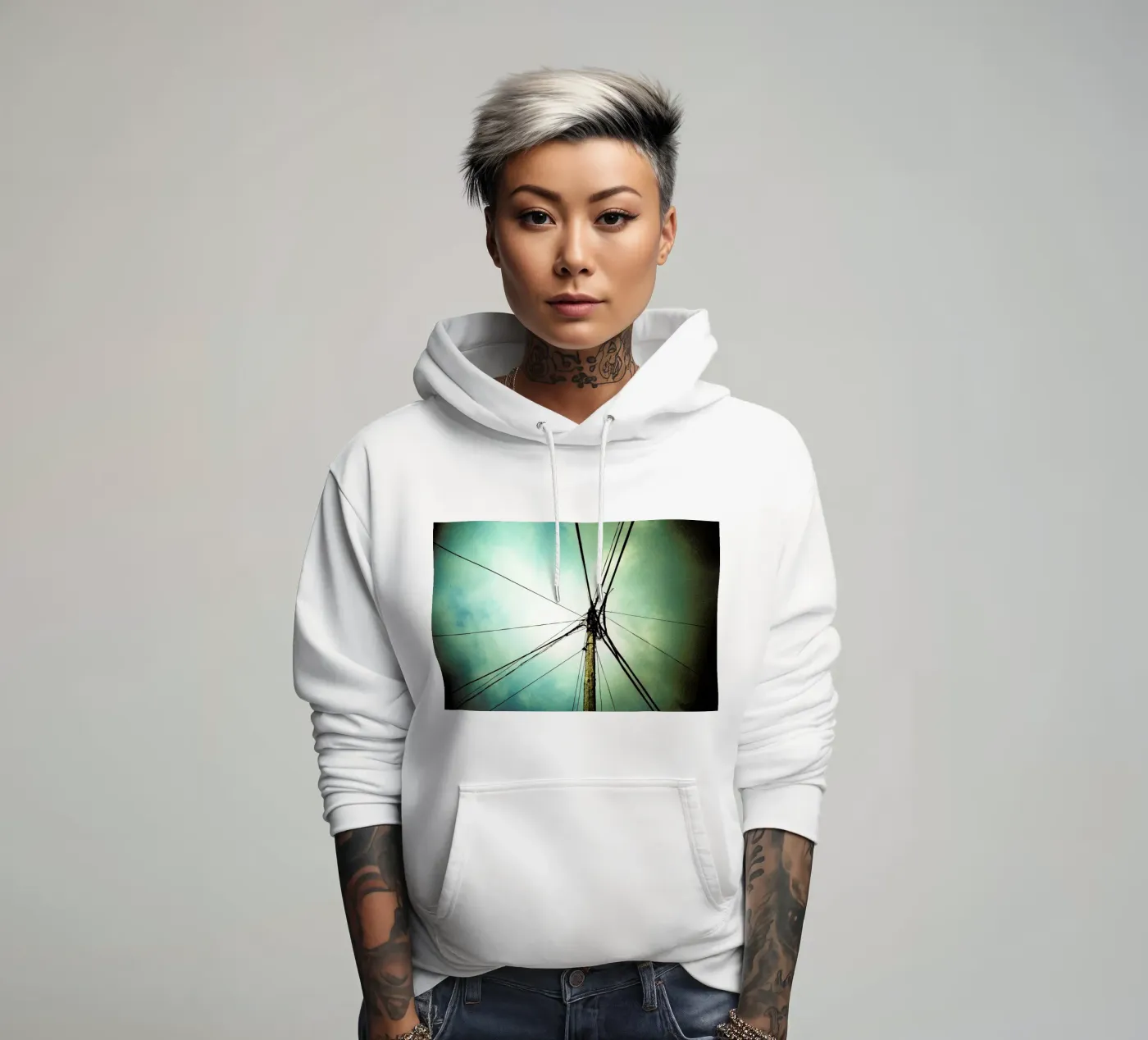 Tangle hoodie by BLAEK Design Studio