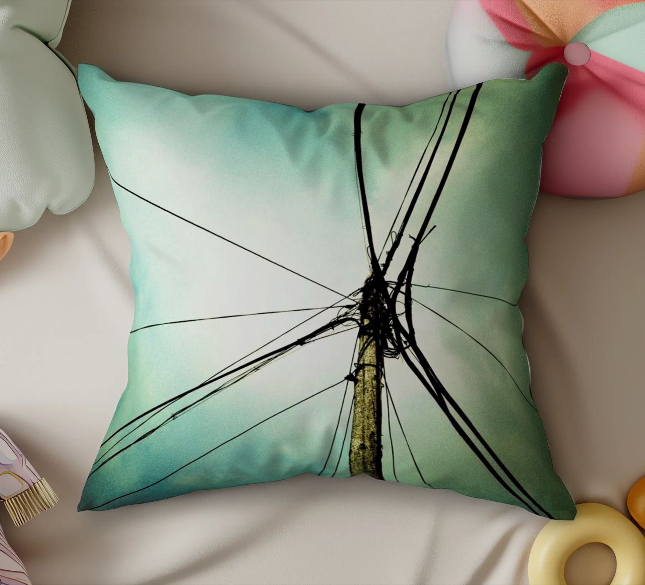 Tangle cuscino da BLAEK Design Studio
