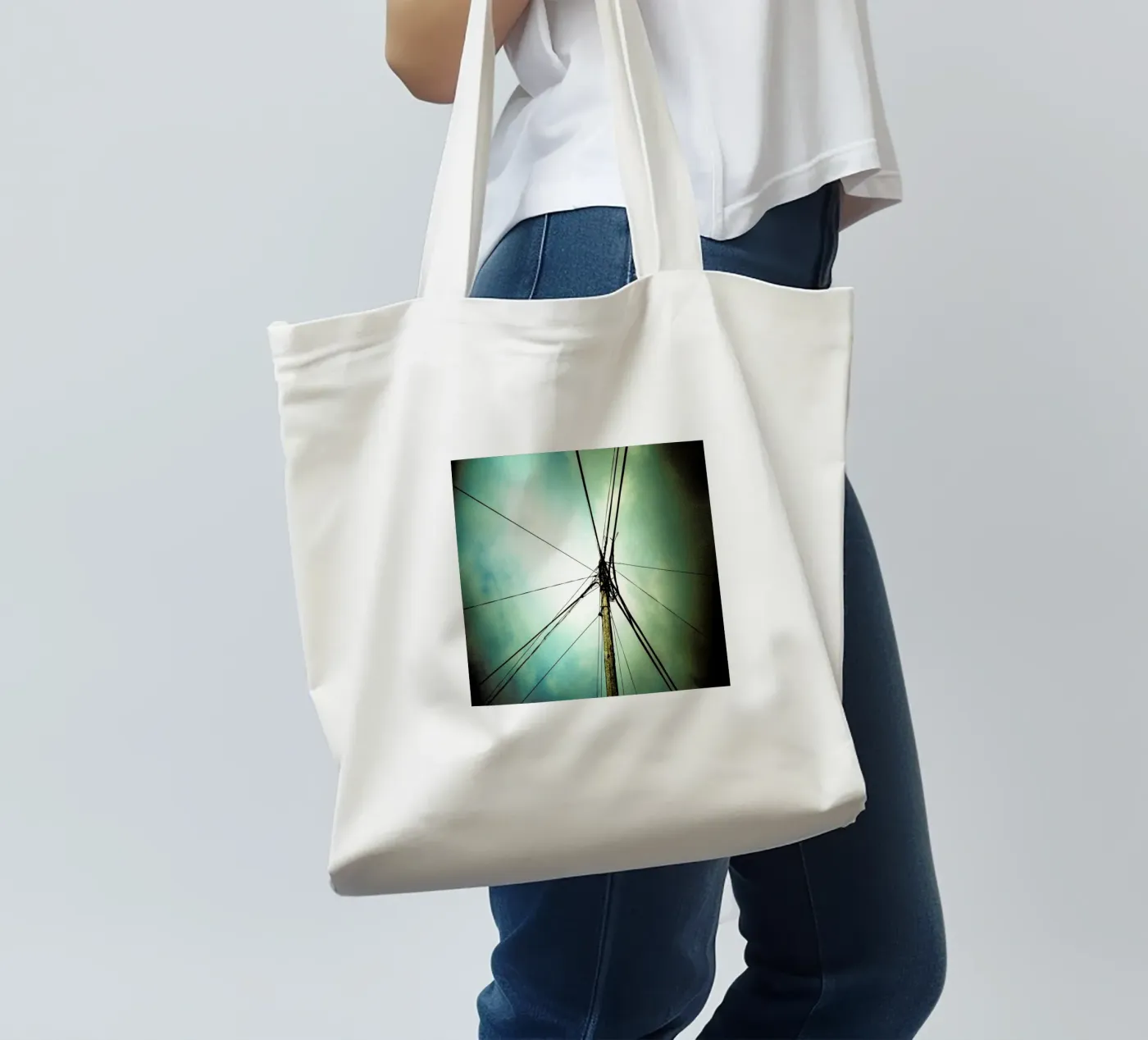 Tangle tote bag by BLAEK Design Studio