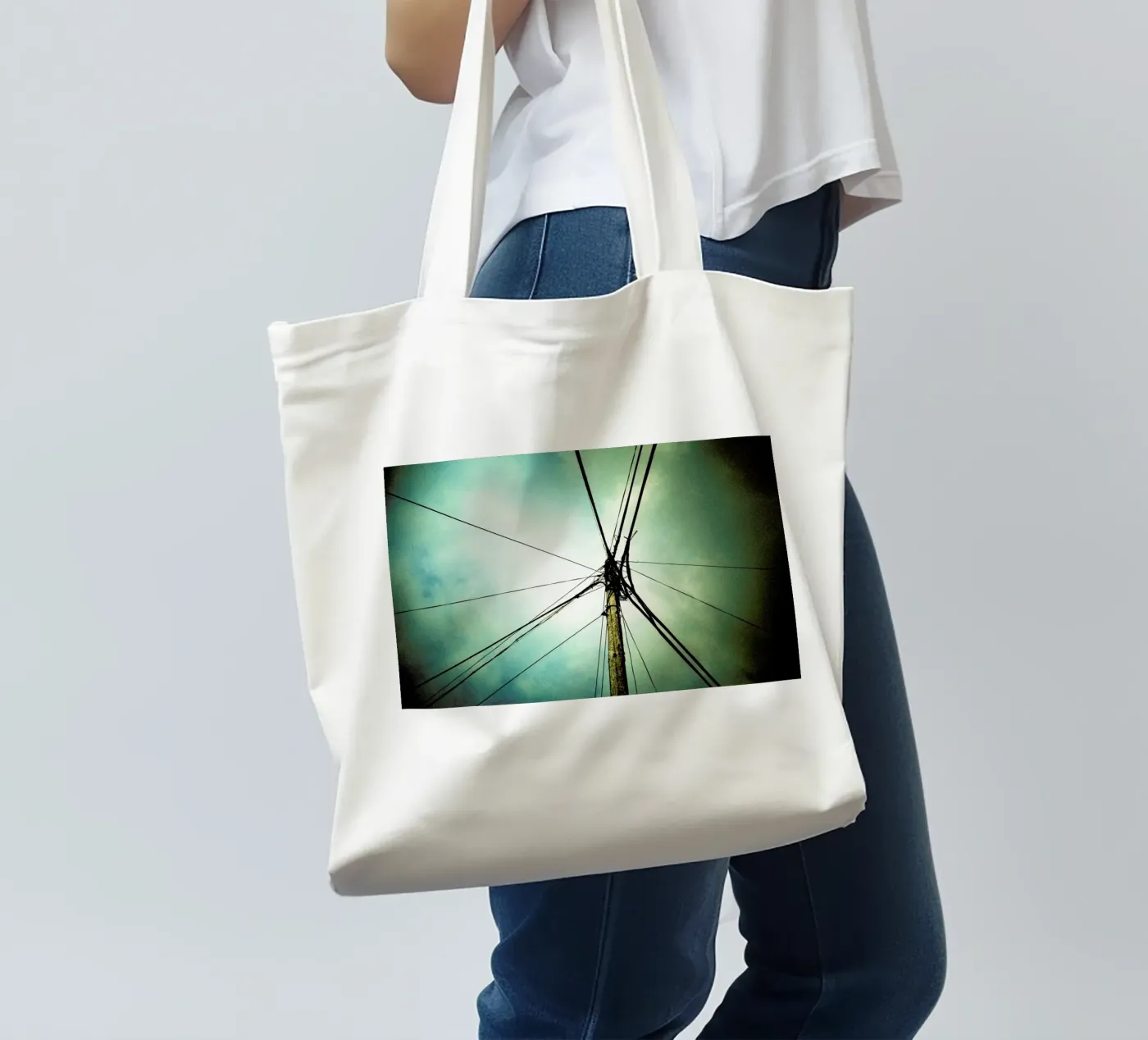 Tangle tote bag by BLAEK Design Studio
