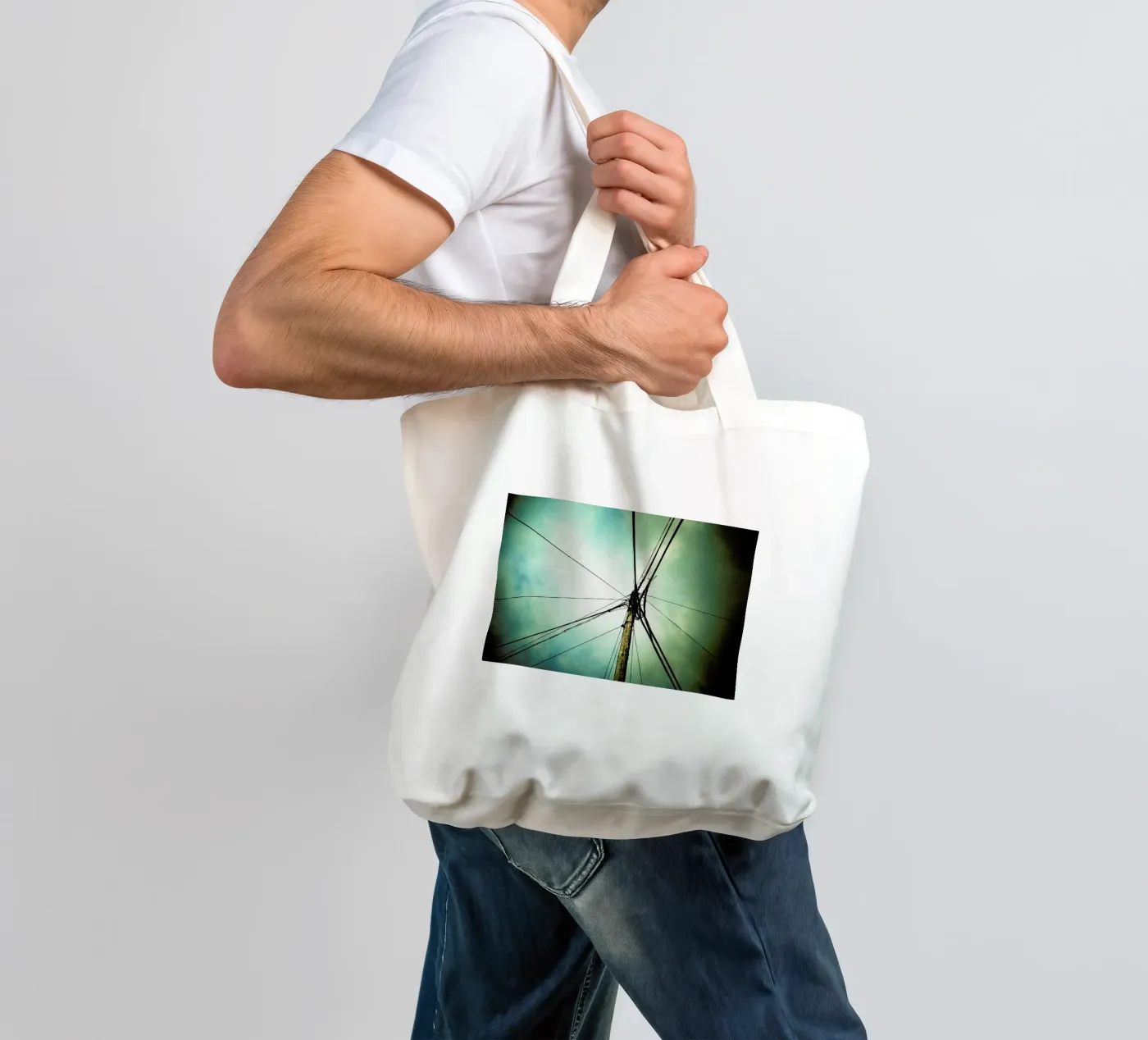 Tangle tote bag by BLAEK Design Studio
