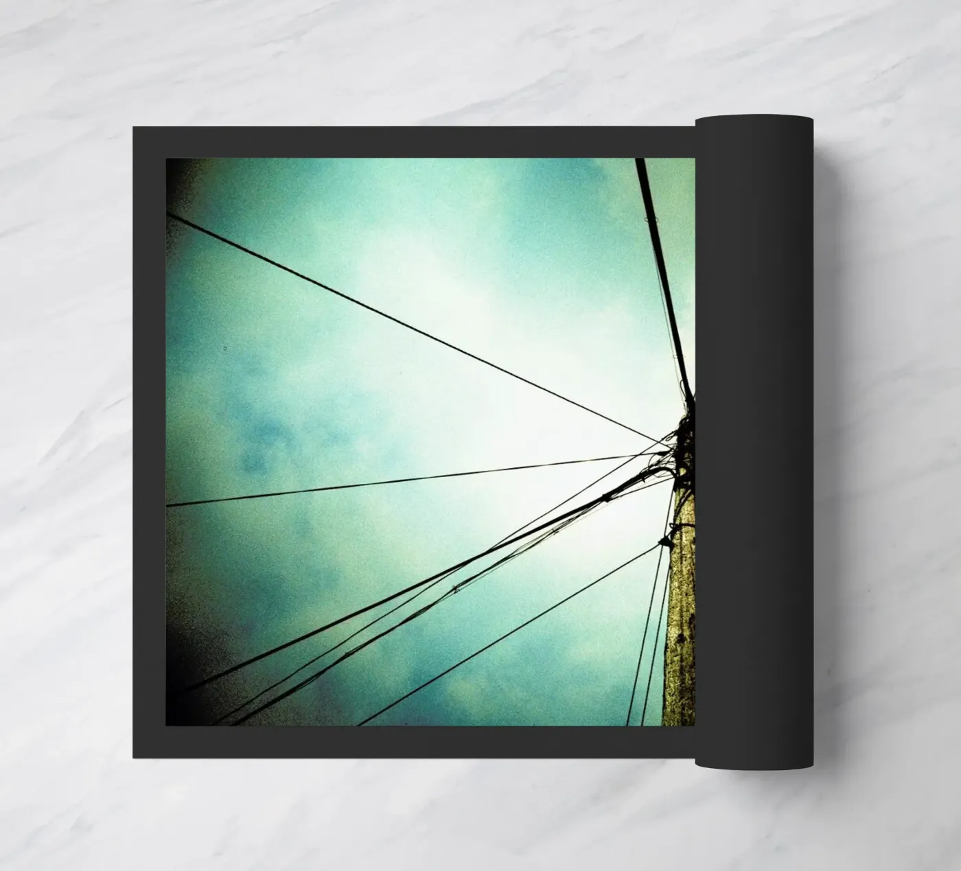 Tangle deurmat van BLAEK Design Studio