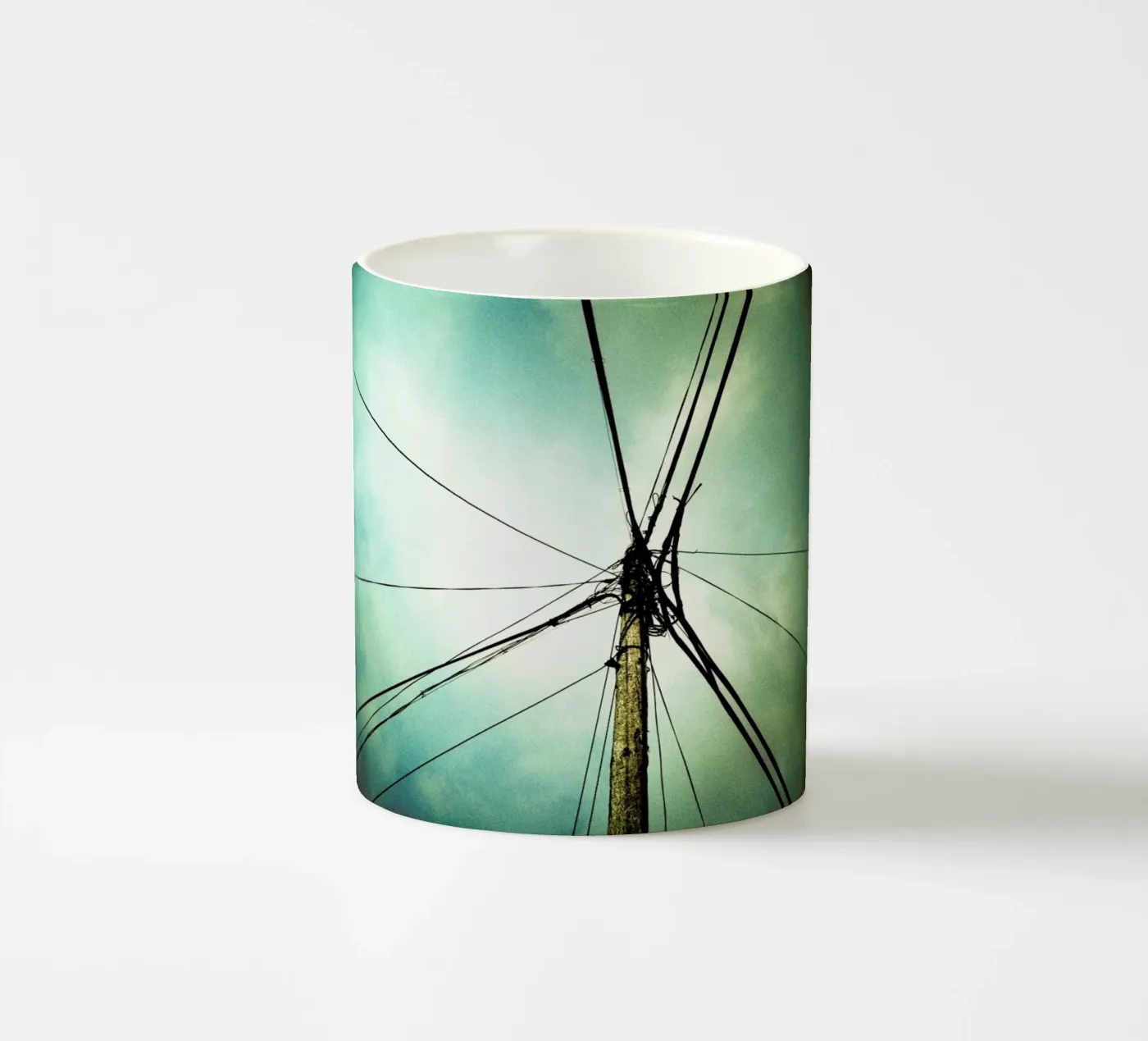 Tangle ceramic mug by BLAEK Design Studio