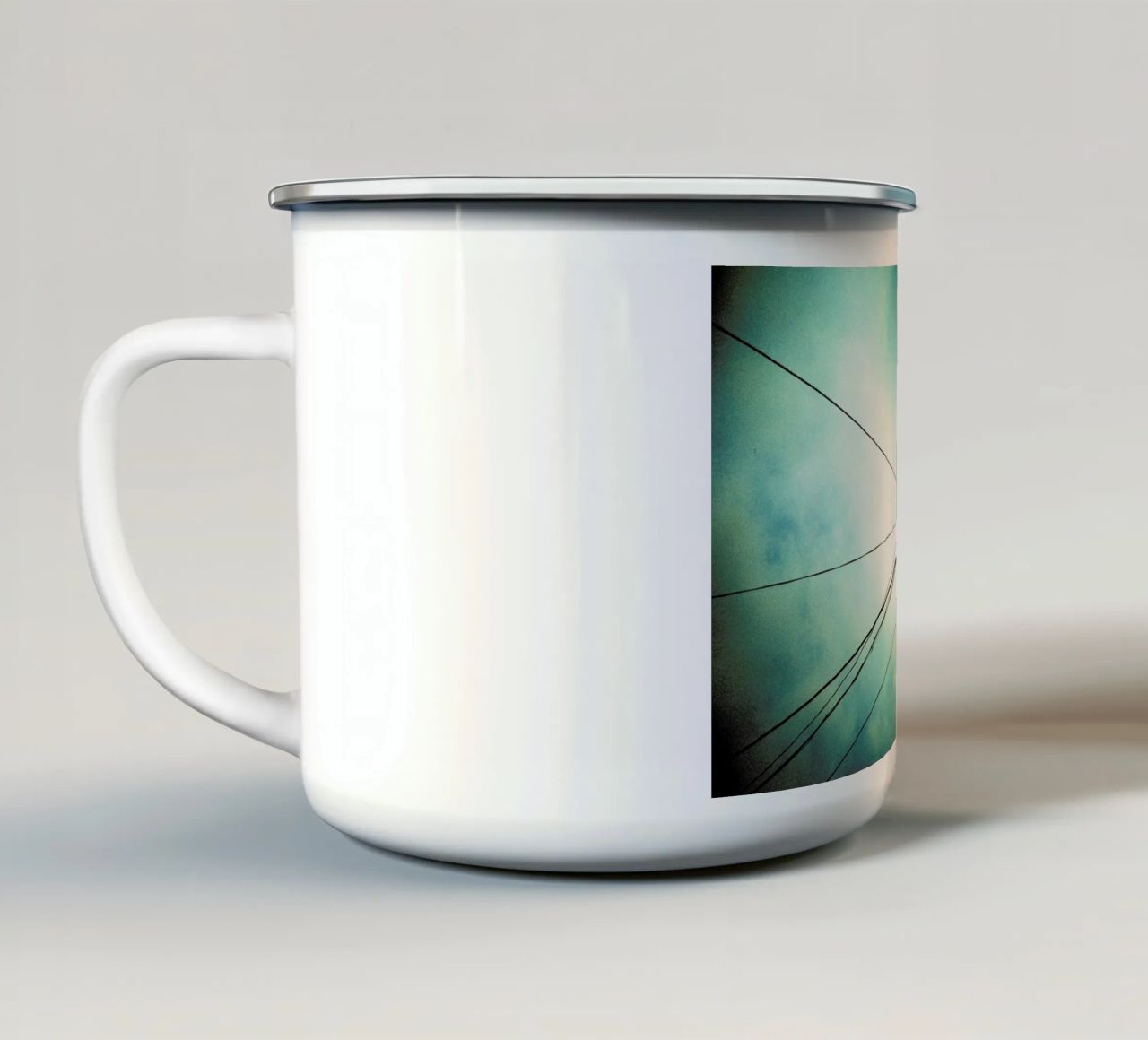 Tangle tazza in smalto da BLAEK Design Studio