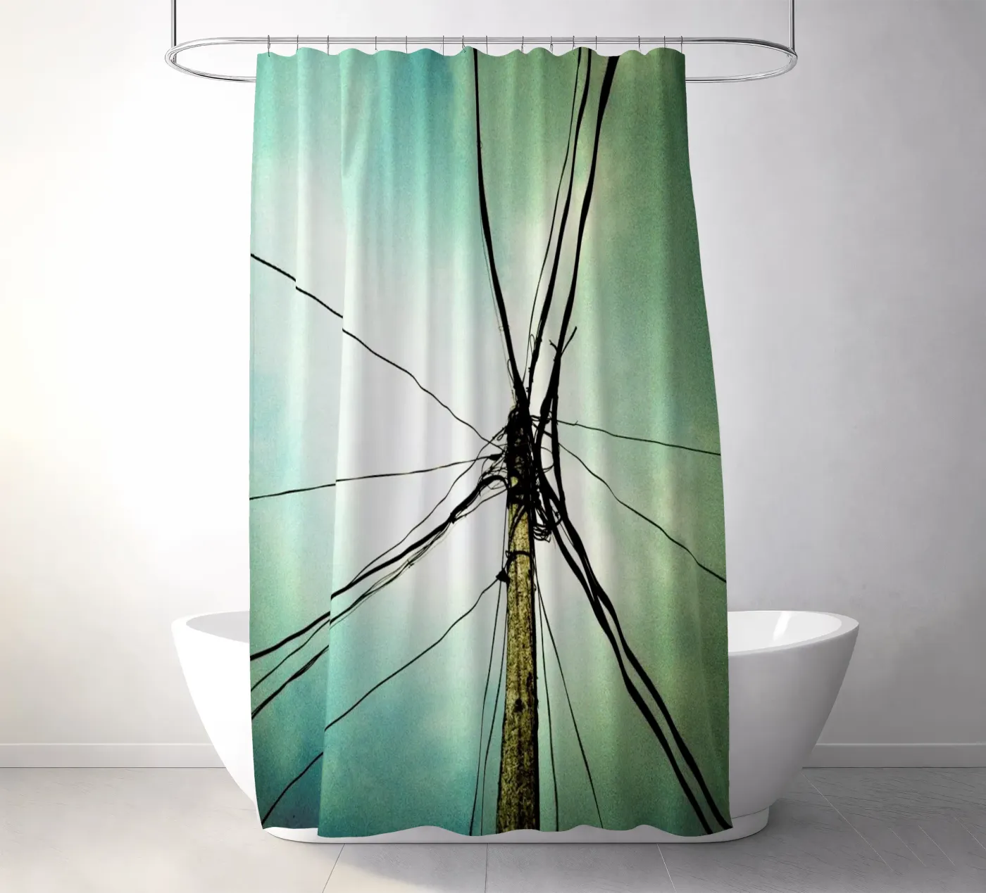 Tangle Duschvorhang von BLAEK Design Studio