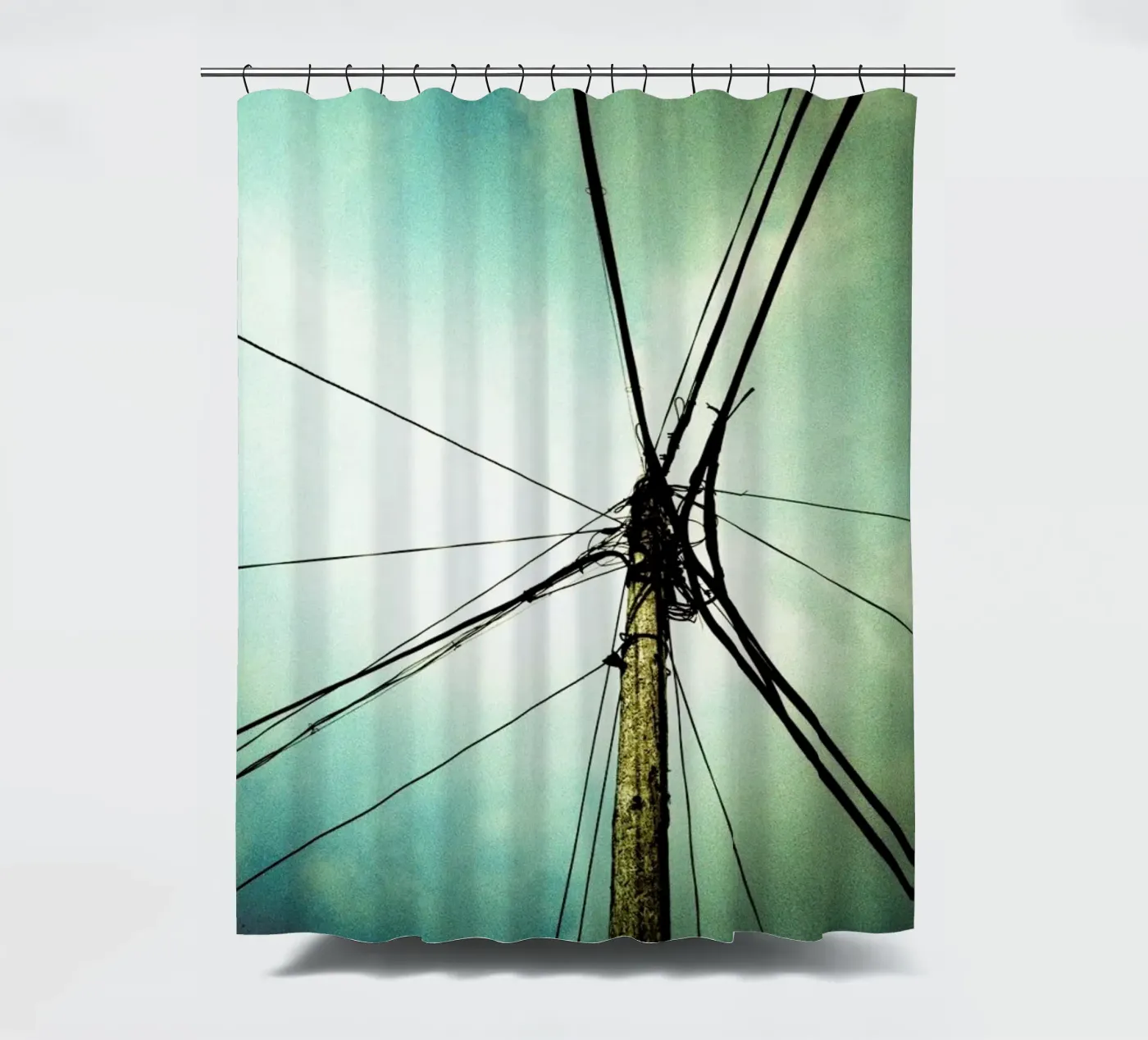Tangle shower curtain by BLAEK Design Studio
