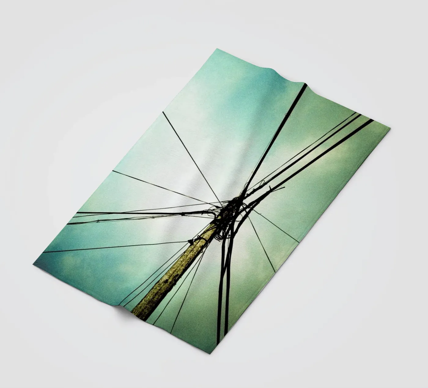 Tangle plaid polaire de BLAEK Design Studio
