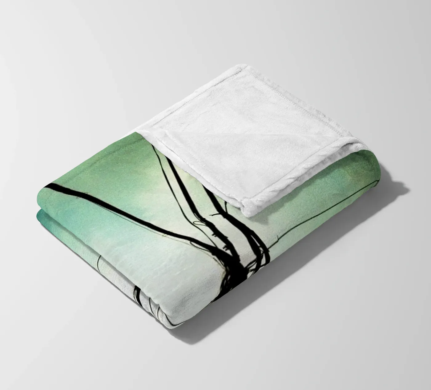 Tangle plaid polaire de BLAEK Design Studio